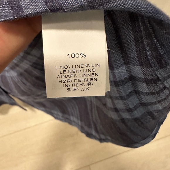 BRUNELLO CUCINELLI LINEN CHECK SPORT SHIRT - NEW - Picture 5 of 7